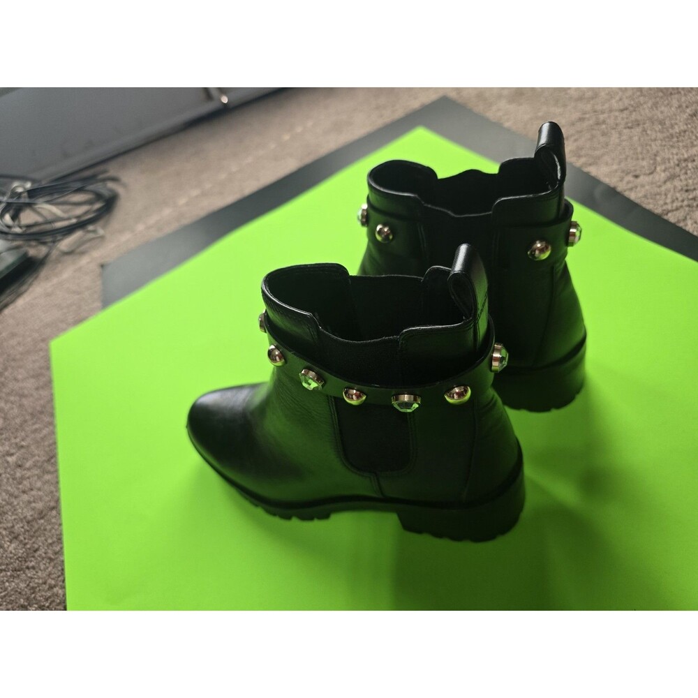 Karl Lagerfeld Porshay Lug Sole Boot Black Women's US 8.5/EUR 39B - Picture 3 of 13